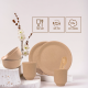 Bamboo Small Kid Dinner Set Bamboo Small Kid Dinner Set