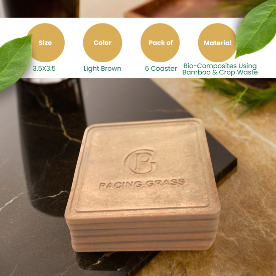 Coaster (Set Of 6) 3.5" x 3.5" Coaster (Set Of 6) 3.5" x 3.5"