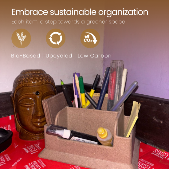 Office Gifting Combo – Table Organizer & Coasters Office Gifting Combo – Table Organizer & Coasters