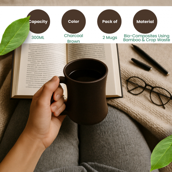 Coffee Mug (Set of 2), Capacity : 300 ML Coffee Mug (Set of 2), Capacity : 300 ML