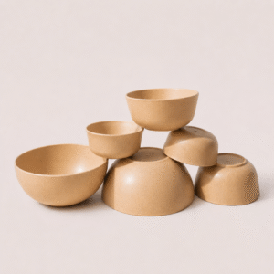 Multipurpose Bowl Set with 750ml, 300ml and 180ml Bamboo Bio-Composite Bowls