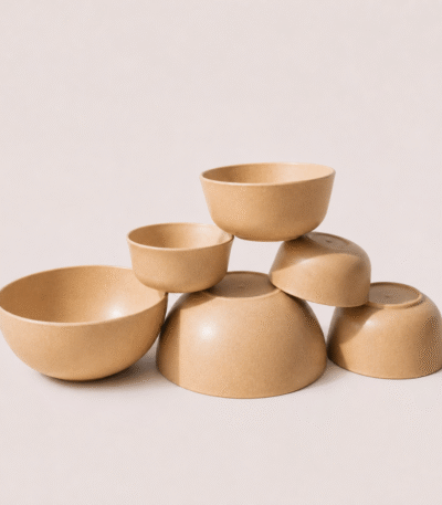 Multipurpose Bowl Set with 750ml, 300ml and 180ml Bamboo Bio-Composite Bowls