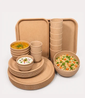 Bamboo Dinner Party Set 30-piece eco-friendly dinnerware collection by Pacing Grass