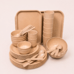 Bamboo Banquet Dinner Set 42-piece eco-friendly dinnerware collection by Pacing Grass