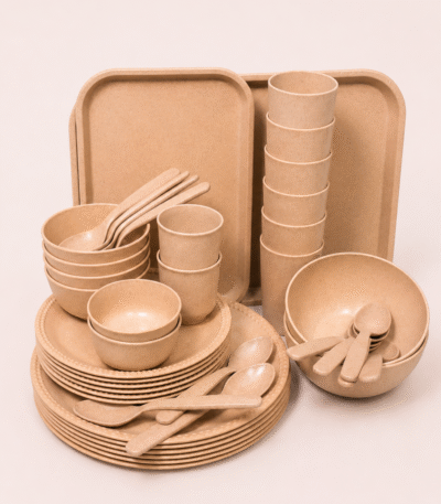 Bamboo Banquet Dinner Set 42-piece eco-friendly dinnerware collection by Pacing Grass