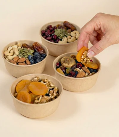 Dessert Bowl Set of 4 made from bamboo fiber bio-composite
