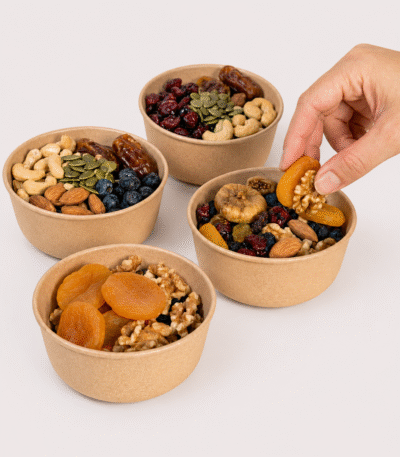 Dessert Bowl Set of 4 made from bamboo fiber bio-composite