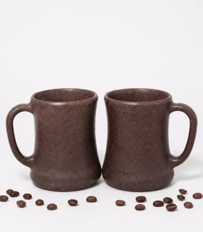 • Bamboo Coffee Mug Set of 2, Large 300ml - Premium by Pacing Grass