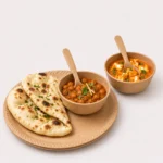 Bamboo Dinnerware Pair with 2 plates, 2 bowls and 2 spoons made from bamboo fibre, rice husk and crop waste by Pacing Grass