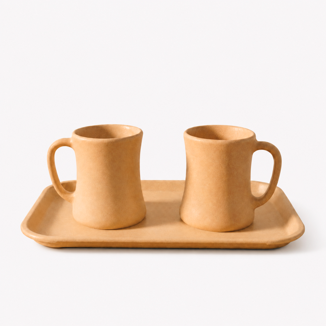 Bamboo Coffee Serving Set 3 Pc by Pacing Grass