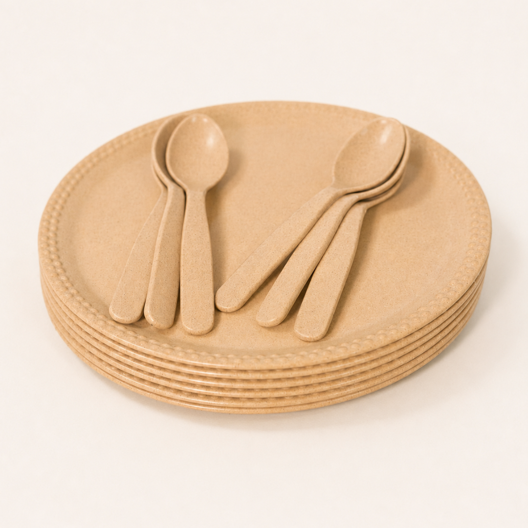 Plates and Spoons Set by Pacing Grass