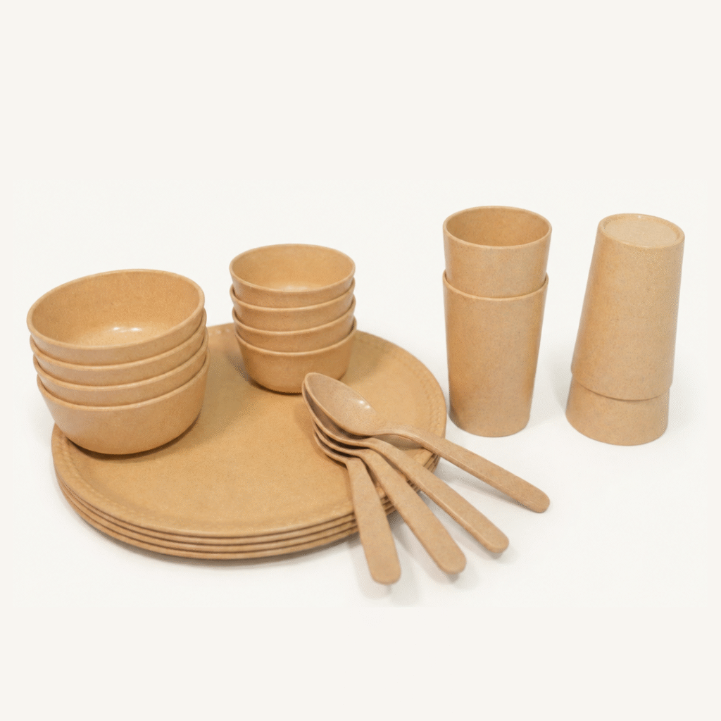 Eco-Family Dinner Set complete 20 piece service for 4