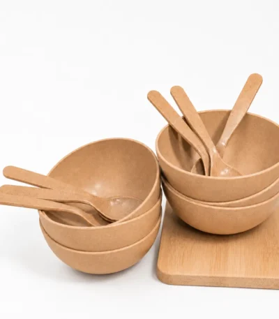 Everyday Dining Bowl Set with six matching bowls and spoons.