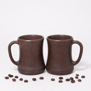 • Bamboo Coffee Mug Set of 2, Large 300ml - Premium by Pacing Grass