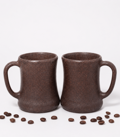 • Bamboo Coffee Mug Set of 2, Large 300ml - Premium by Pacing Grass
