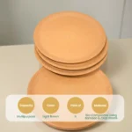 Bamboo Serving Plates Set