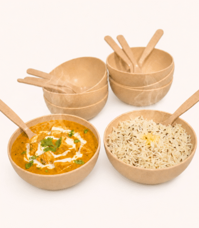 Large Capacity Bowl Set with 8 Bowls and 8 Spoons