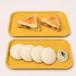 Yellow serving tray