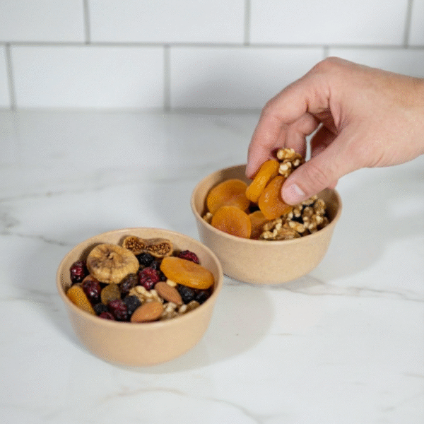 Set of 2 Eco-Friendly Bamboo Multipurpose Bowls, 200ml